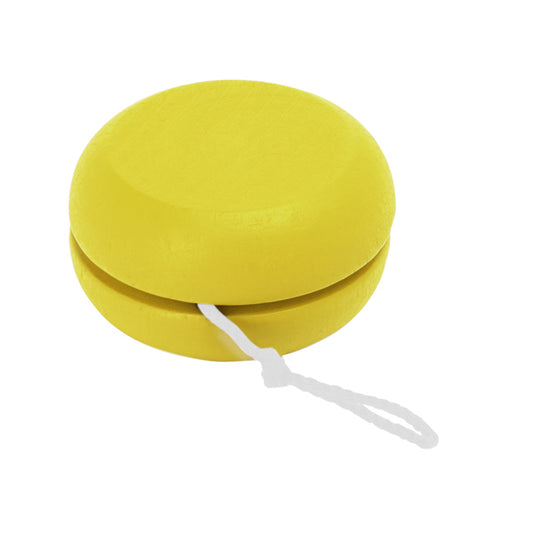 Stamina ROSKO Wood game in yellow - promotional merchandise printed with your company logo