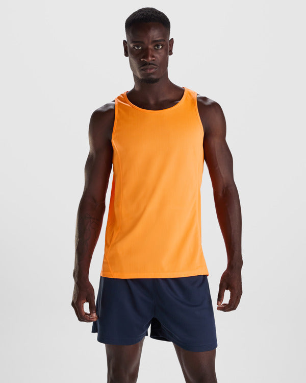ROLY ANDRE Men's tank top in white - promotional clothing printed with your company logo