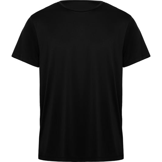 ROLY DAYTONA Unisex T-shirt in black - promotional clothing printed with your company logo