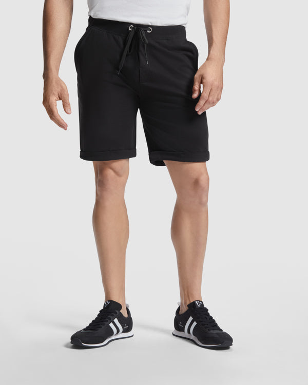 ROLY SPIRO Men's shorts in black - promotional clothing printed with your company logo