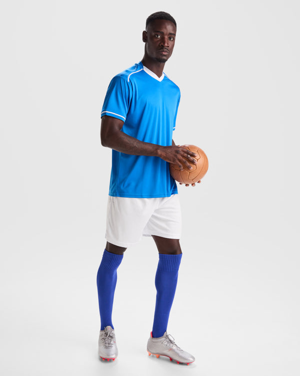 ROLY UNITED Men's sports set in white/black - promotional clothing printed with your company logo