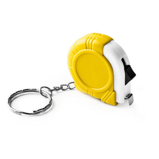 Stamina TRESNA Plastic and metal measuring tape in yellow - promotional merchandise printed with your company logo