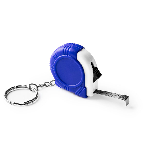 Stamina TRESNA Plastic and metal measuring tape in black - promotional merchandise printed with your company logo