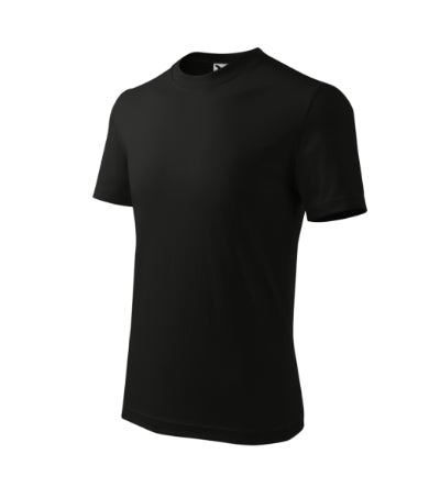 MALFINI CLASSIC Kids' T-shirt in black - promotional clothing printed with your company logo
