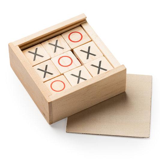 Stamina TRIWA Wood game in beige - promotional merchandise printed with your company logo