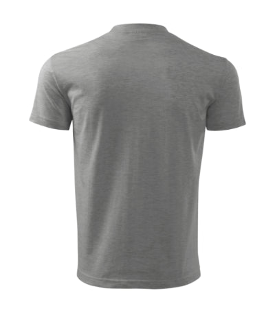 MALFINI CLASSIC Unisex T-shirt in dark gray melange - promotional clothing printed with your company logo
