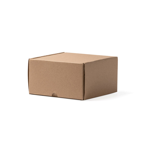 Stamina ZANDER Recycled cardboard gift box in beige - promotional merchandise printed with your company logo