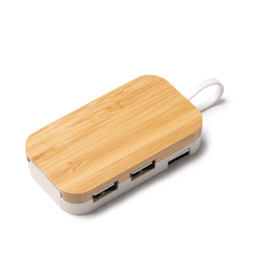 Stamina KRUSE Bamboo and wheat fibre charger in beige - promotional merchandise printed with your company logo
