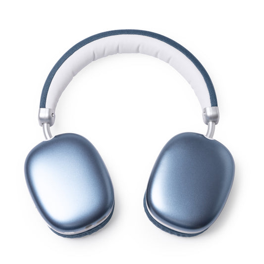 Stamina LUCA Wireless headphones in heather royal blue - promotional merchandise printed with your company logo