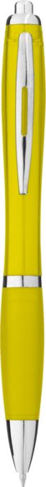 NASH COLOUR - Ballpoint pen with coloured grip