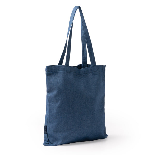 Stamina ORSON Denim fabric tote bag in blue jeans - promotional merchandise printed with your company logo