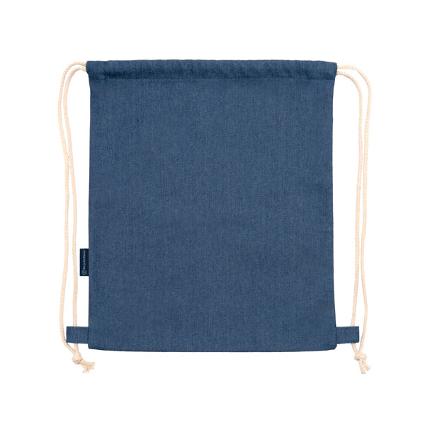 BONEY - Drawstring backpack in recycled denim