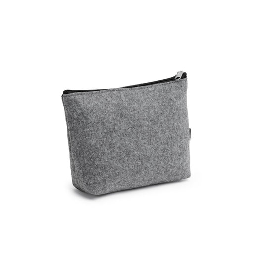 Stamina AVIRA Recycled felt toiletry bag in grey - promotional merchandise printed with your company logo