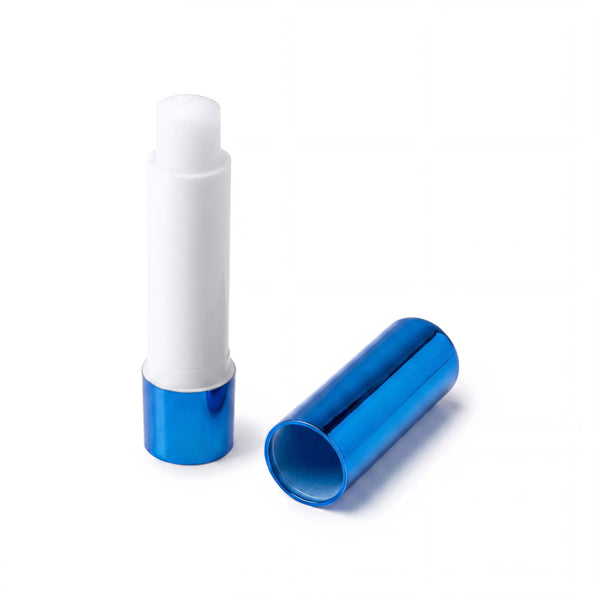 Stamina BABEL Lip balm with classic case in royal blue - promotional merchandise printed with your company logo
