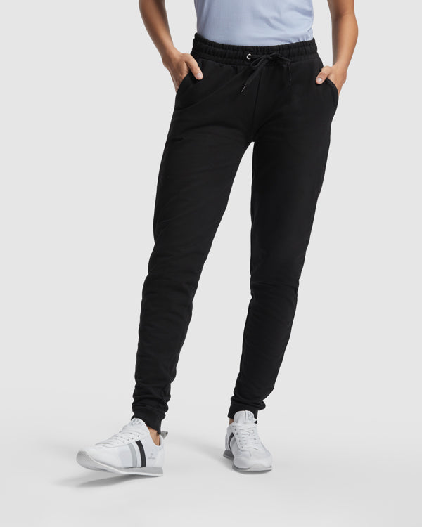 ROLY ADELPHO WOMAN Women's trousers in black - promotional clothing printed with your company logo
