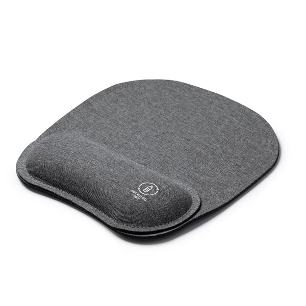 Stamina DRAX RPET mouse pad in heather grey - promotional merchandise printed with your company logo