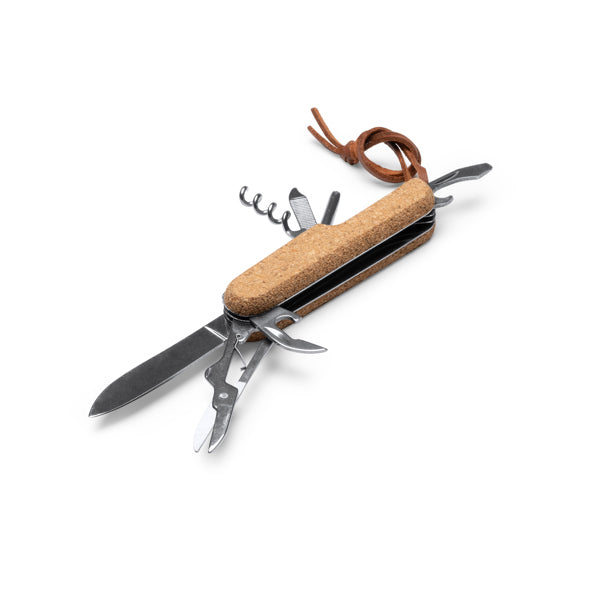 Stamina ROMAN Stainless steel multi-tool in beige - promotional merchandise printed with your company logo