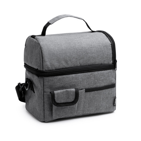 Stamina KUNES RPET cooler bag in heather denim - promotional merchandise printed with your company logo