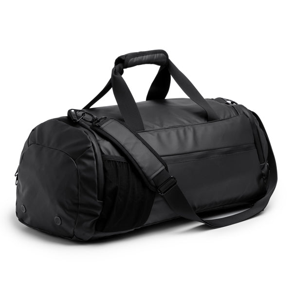 Stamina FANTOM PU leather laptop bag in black - promotional merchandise printed with your company logo