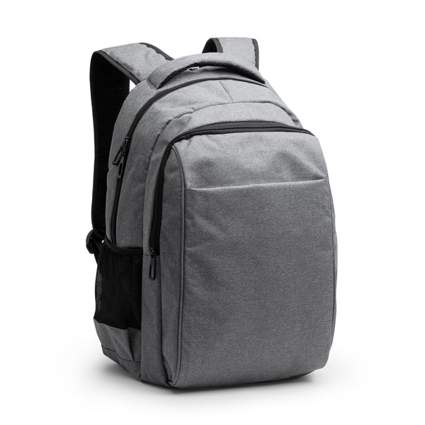 Stamina PATRIK RPET 300D executive backpack in black - promotional merchandise printed with your company logo