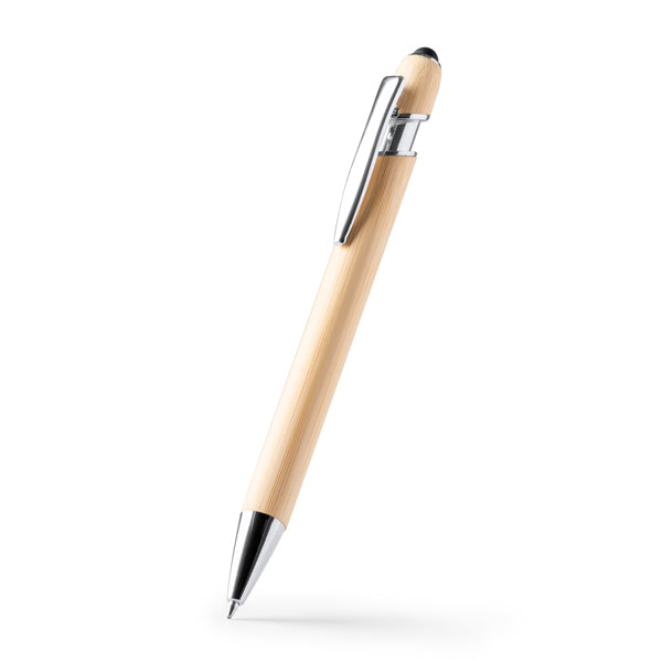 Stamina VAREL Bamboo ball pen in beige - promotional merchandise printed with your company logo