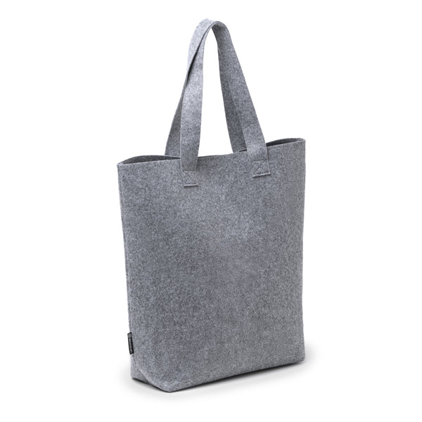 Stamina SAFIRA Recycled felt tote bag in grey - promotional merchandise printed with your company logo