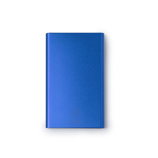 Stamina KARNA Recycled aluminium power bank 000 mAh in royal blue - promotional merchandise printed with your company logo