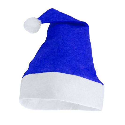 Stamina SANTA Polyester / fleece christmas decoration in royal blue - promotional merchandise printed with your company logo