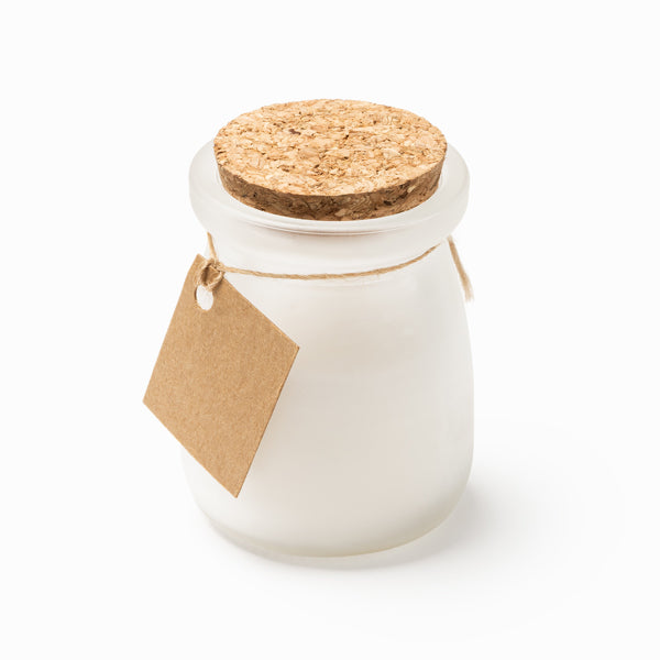 Stamina SURNA Scented candle in white - promotional merchandise printed with your company logo