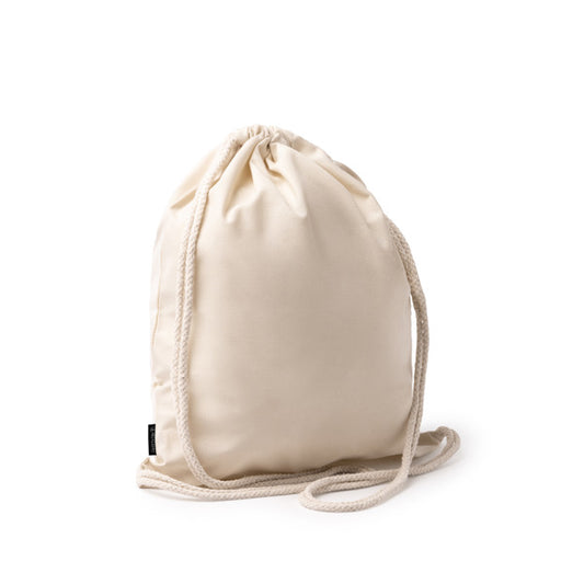 Stamina CANEA RPET drawstring bag in beige - promotional merchandise printed with your company logo