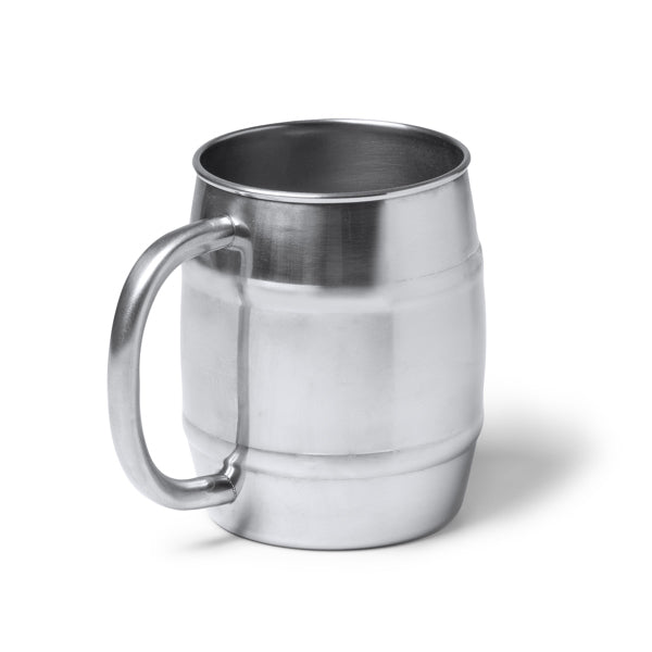 Stamina NAROK Stainless steel jar in silver - promotional merchandise printed with your company logo