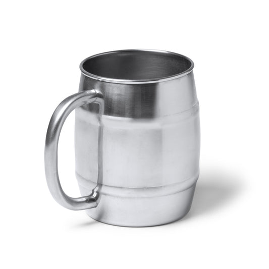 Stamina NAROK Stainless steel jar in silver - promotional merchandise printed with your company logo