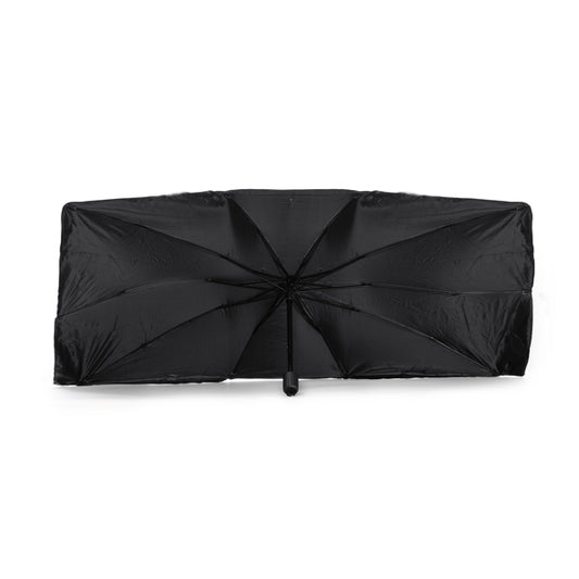 Stamina NOLAX Polyester car sun shield in black - promotional merchandise printed with your company logo