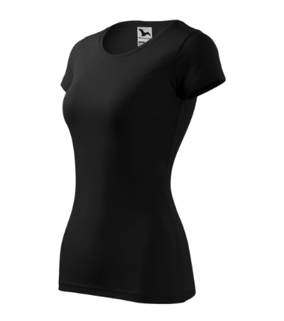 MALFINI GLANCE Women's T-shirt in black - promotional clothing printed with your company logo