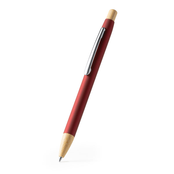 Stamina VERSO Bamboo ball pen in white - promotional merchandise printed with your company logo