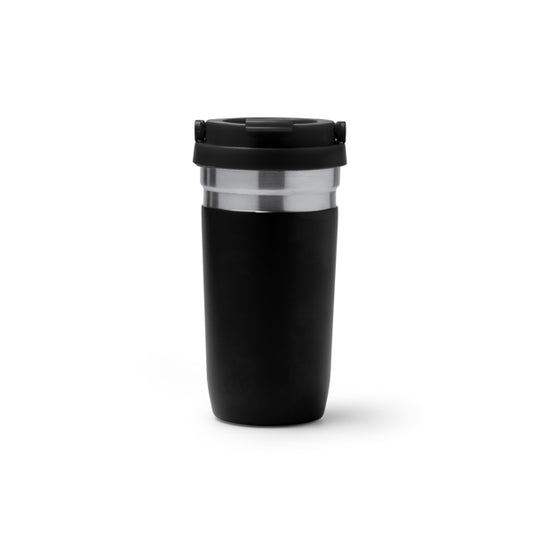 Stamina GREDOS Stainless steel thermal cup 500 ml in black - promotional merchandise printed with your company logo