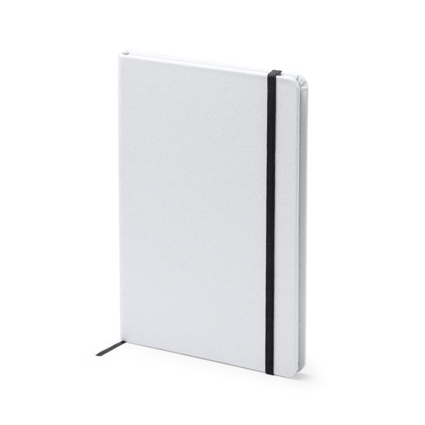 Stamina SANDRO RPET notebook A5 in black - promotional merchandise printed with your company logo