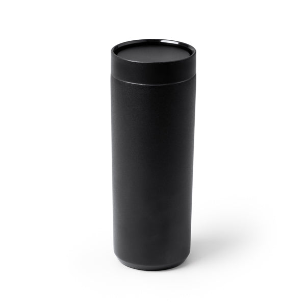 Stamina CLARKE Double-walled stainless steel thermal cup in white - promotional merchandise printed with your company logo