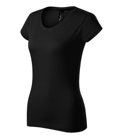 MALFINI Premium EXCLUSIVE Women's T-shirt in black - promotional clothing printed with your company logo