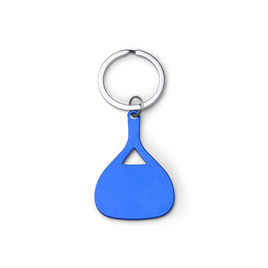 Stamina LEBRON Aluminium keyring in royal blue - promotional merchandise printed with your company logo