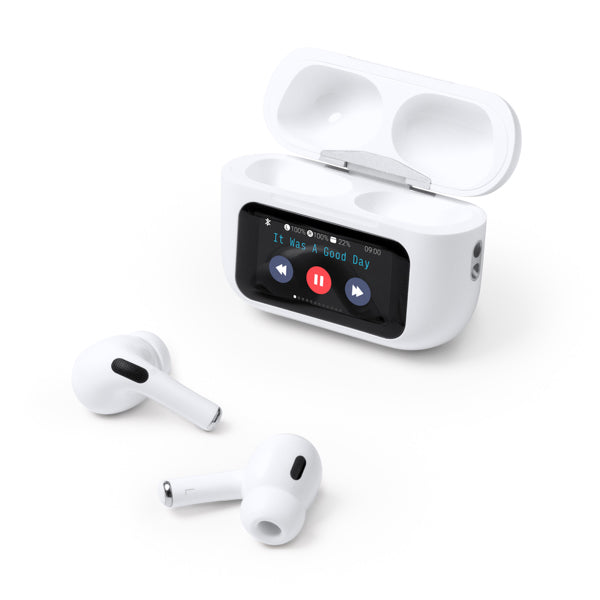 Stamina MARCUS Wireless earbuds in white - promotional merchandise printed with your company logo