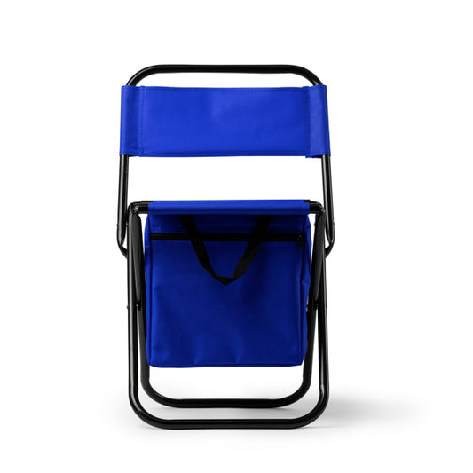 Stamina KOVAL Polyester folding chair in royal blue - promotional merchandise printed with your company logo