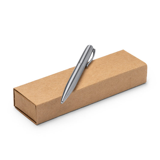 Stamina LOIS Recycled stainless steel ball pen in silver - promotional merchandise printed with your company logo