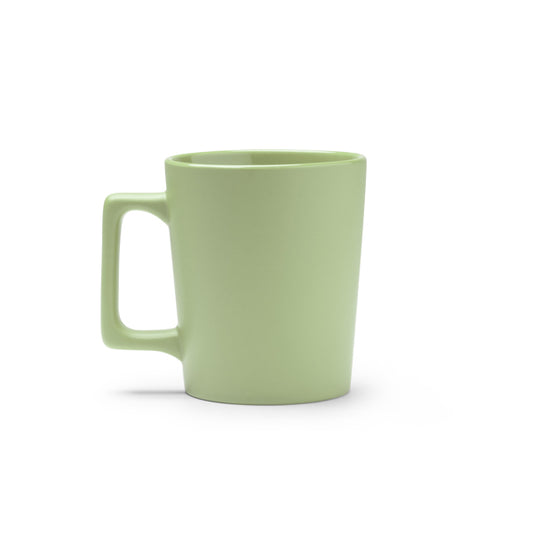 Stamina DUNLOK Ceramic mug 400 ml in sage green - promotional merchandise printed with your company logo