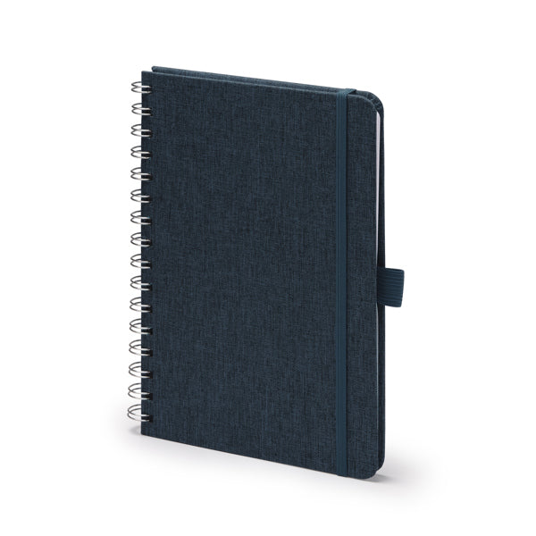 Stamina GARIN Recycled polyester RPET notebook A5 in black - promotional merchandise printed with your company logo