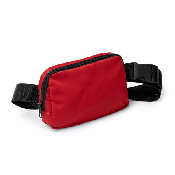 Stamina AVALON Recycled nylon belt pouch in black - promotional merchandise printed with your company logo