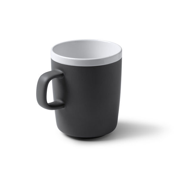 Stamina CARTUX Matte ceramic mug 270 ml in black - promotional merchandise printed with your company logo