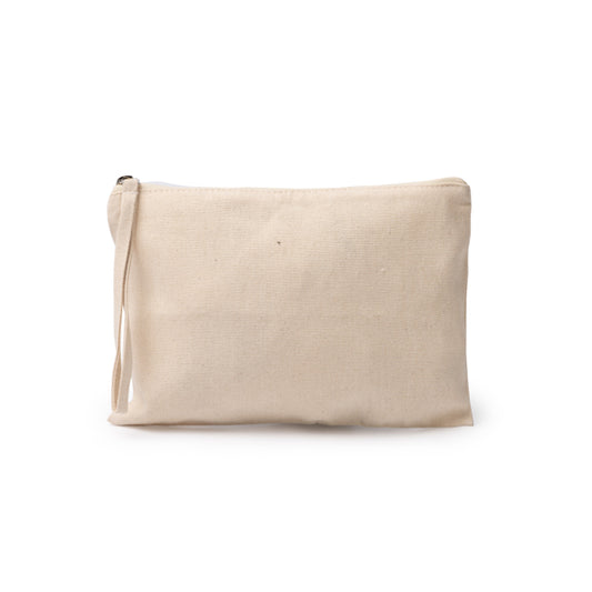 Stamina NASBIL Cotton toiletry bag in beige - promotional merchandise printed with your company logo