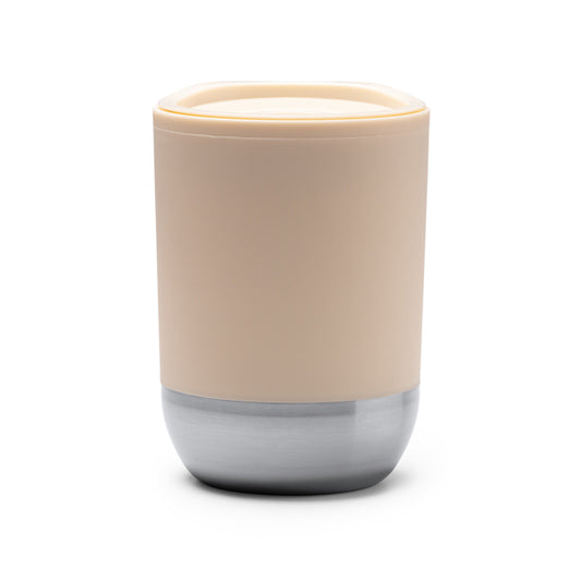 Stamina LINDE Recycled PP and stainless thermal cup 290 ml in beige - promotional merchandise printed with your company logo
