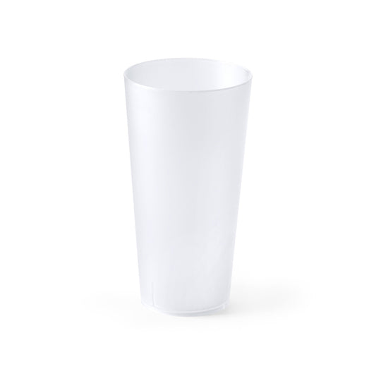 Stamina GASTON Reusable flexible PP cup 400 ml in transparent - promotional merchandise printed with your company logo